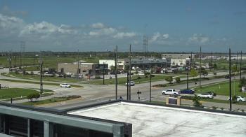 Weather camera view of Iowa Colony Police Department.