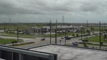 Weather camera view of Iowa Colony Police Department.