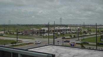 Weather camera view of Iowa Colony Police Department.