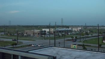 Weather camera view of Iowa Colony Police Department.