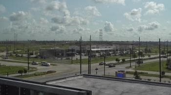 Weather camera view of Iowa Colony Police Department.