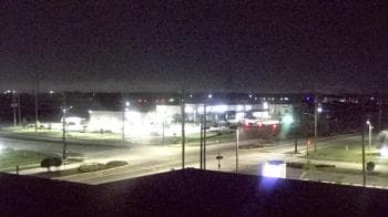 Weather camera view of Iowa Colony Police Department.