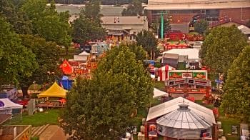 Weather camera view of Iowa State Fair Grounds.