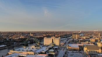 Weather camera view of County of Will.