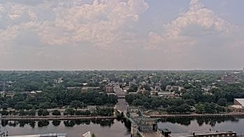 Weather camera view of County of Will.