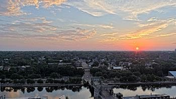 Weather camera view of County of Will.