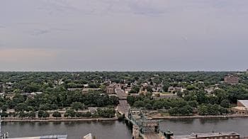 Weather camera view of County of Will.
