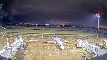 Weather camera view of Lake Charles Rgnl Arpt terminal bldg.