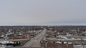 Weather camera view of Kankakee County Administration Building.