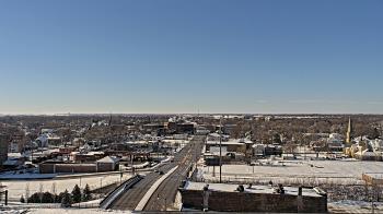 Weather camera view of Kankakee County Administration Building.