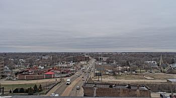 Weather camera view of Kankakee County Administration Building.