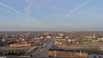 Weather camera view of Kankakee County Administration Building.
