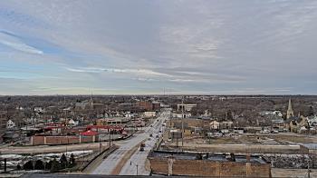 Weather camera view of Kankakee County Administration Building.