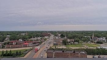 Weather camera view of Kankakee County Administration Building.
