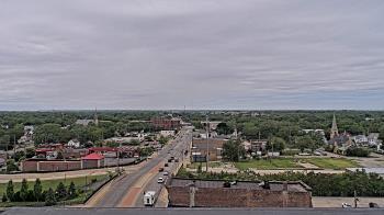 Weather camera view of Kankakee County Administration Building.