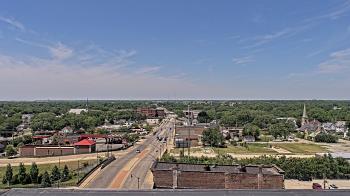 Weather camera view of Kankakee County Administration Building.