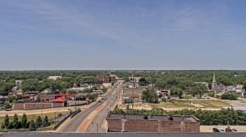 Weather camera view of Kankakee County Administration Building.
