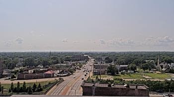 Weather camera view of Kankakee County Administration Building.