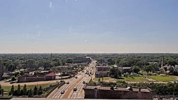 Weather camera view of Kankakee County Administration Building.