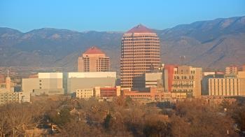 Weather camera view of KOB-TV.