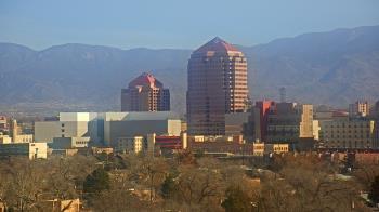 Weather camera view of KOB-TV.