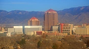 Weather camera view of KOB-TV.