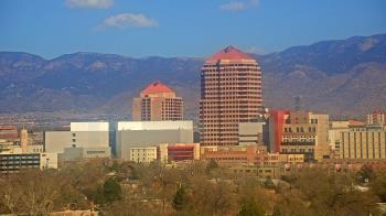 Weather camera view of KOB-TV.