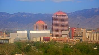 Weather camera view of KOB-TV.