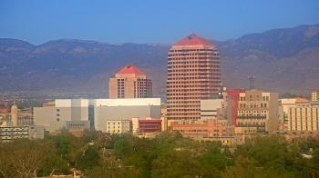 Weather camera view of KOB-TV.