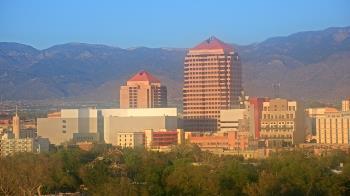 Weather camera view of KOB-TV.