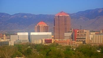 Weather camera view of KOB-TV.