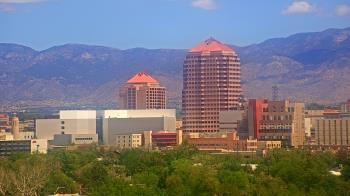 Weather camera view of KOB-TV.