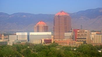 Weather camera view of KOB-TV.
