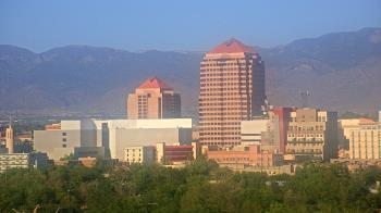 Weather camera view of KOB-TV.