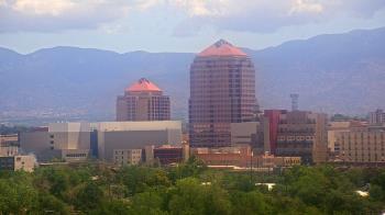 Weather camera view of KOB-TV.