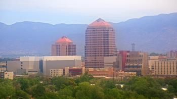 Weather camera view of KOB-TV.