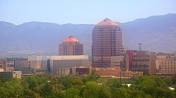 Weather camera view of KOB-TV.