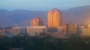 Weather camera view of KOB-TV.
