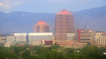 Weather camera view of KOB-TV.