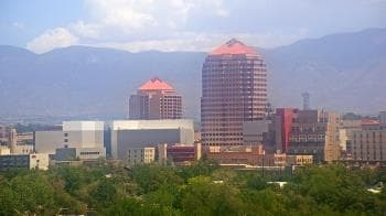 Weather camera view of KOB-TV.