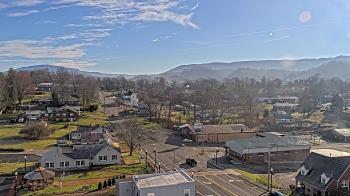 Weather camera view of Russell County Courthouse.