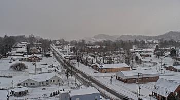 Weather camera view of Russell County Courthouse.