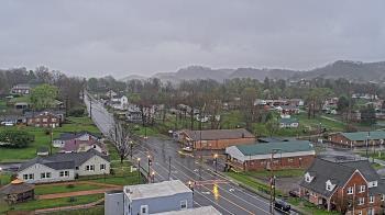 Weather camera view of Russell County Courthouse.