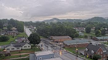 Weather camera view of Russell County Courthouse.