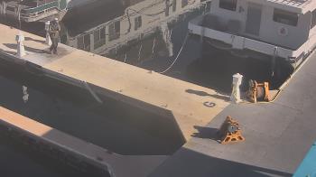 Weather camera view of Lake Powell Resorts and Marinas - Wahweap Marina.