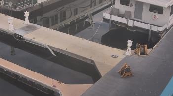 Weather camera view of Lake Powell Resorts and Marinas - Wahweap Marina.