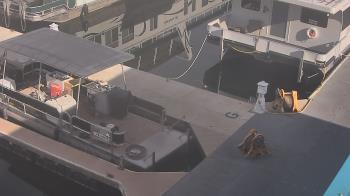 Weather camera view of Lake Powell Resorts and Marinas - Wahweap Marina.