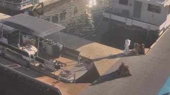 Weather camera view of Lake Powell Resorts and Marinas - Wahweap Marina.