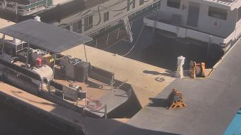 Weather camera view of Lake Powell Resorts and Marinas - Wahweap Marina.