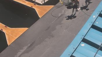 Weather camera view of Lake Powell Resorts and Marinas - Wahweap Marina.